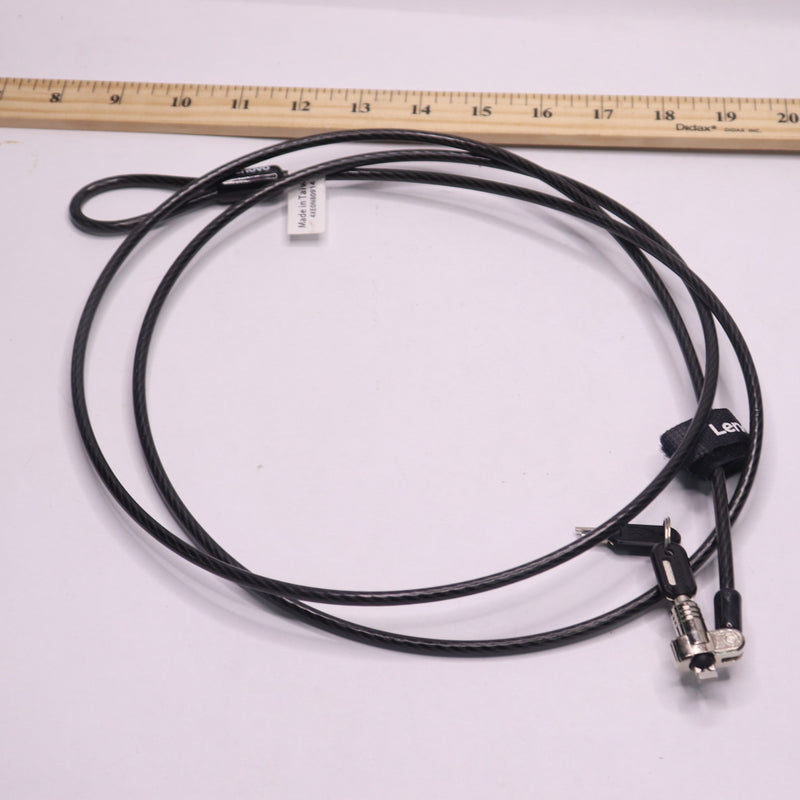 Lenovo Cable Lock Carbon Steel Black 6' 4XE0N80914
