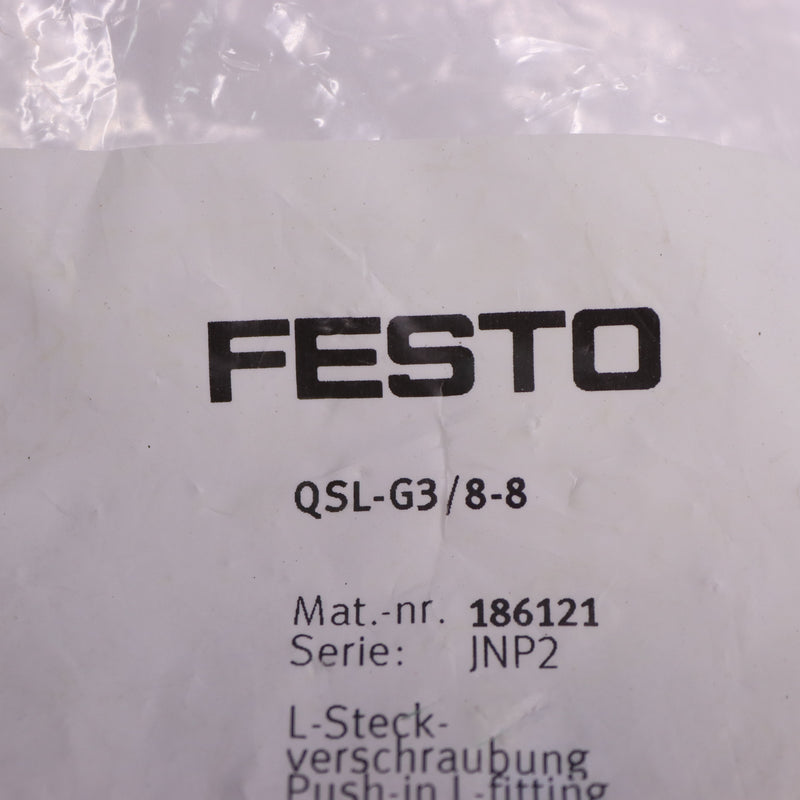 Festo Push-In L-Fitting QSL-G3/8-8
