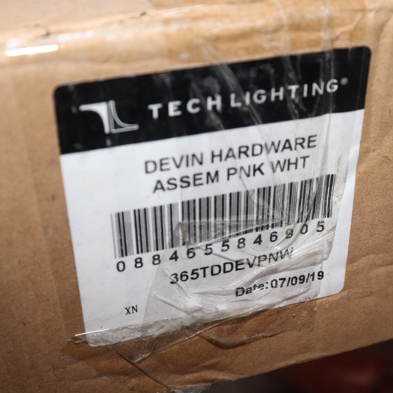 Tech Lighting Devin Sub-Assembly Lights Polished Nickel White 365TDDEVPNW