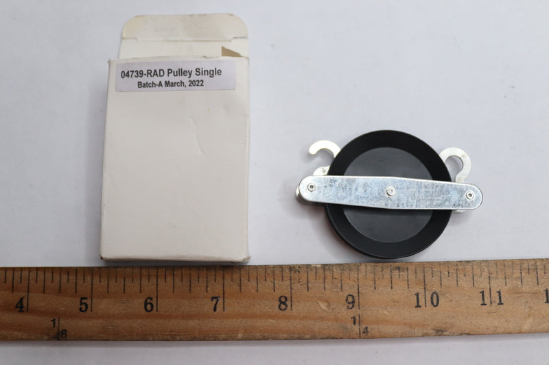 Sheave Pulley Single Black 49mm Diameter 04739-RAD
