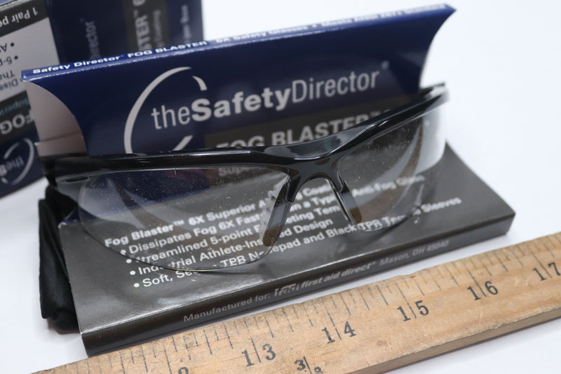 The Safety Director Anti-Fog Safety Glass with Cord SD510PF