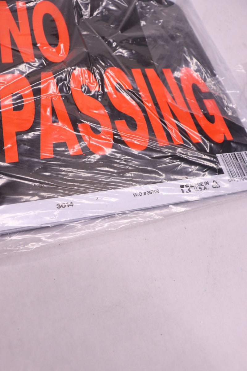 (10-Pk) Hy-Ko No Trespassing Sign Plastic 9" x 12" 36790