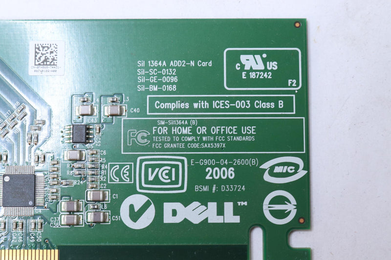 Dell DVI Digital Visual Interface Low Profile Video Card  E-G900-04-2600 (B)