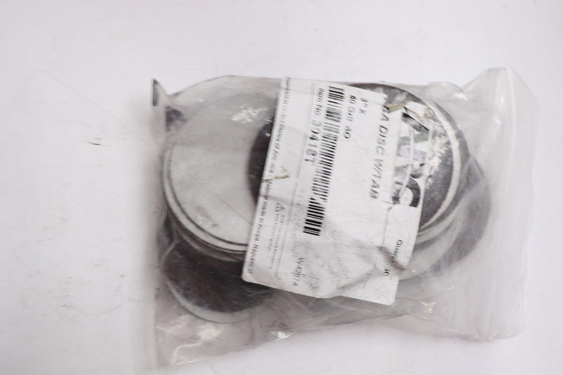 (50-Pk) Arc Abrasives PSA Disc Aluminum Oxide Cloth 80 Grit 3" 30418T