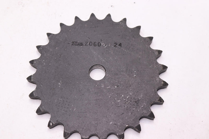 Martin Double Pitch Stock Bore Sprocket Steel 24-Tooth 1-1/2" x .7188" 2060A24