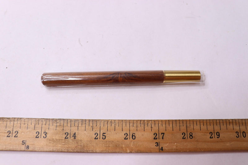 Pen Wooden with Gold Twist Cap