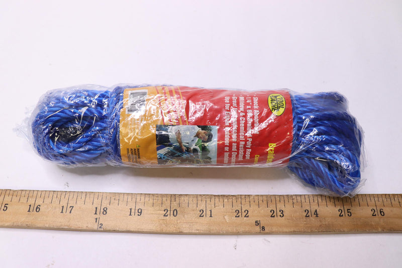 Tool Cache Braided Poly Rope 1/4" x 60-ft. 51533