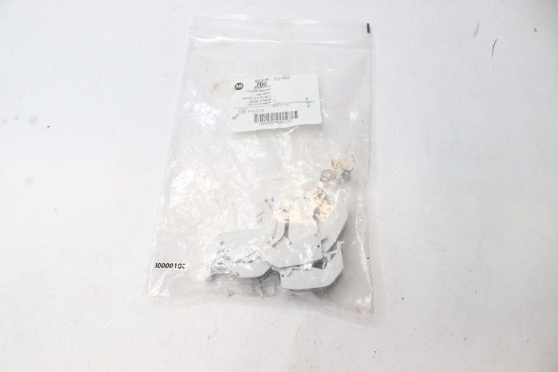 (10-Pk) Allen-Bradley Retainer and Ejection Lever Clip ABS White 700-HN229