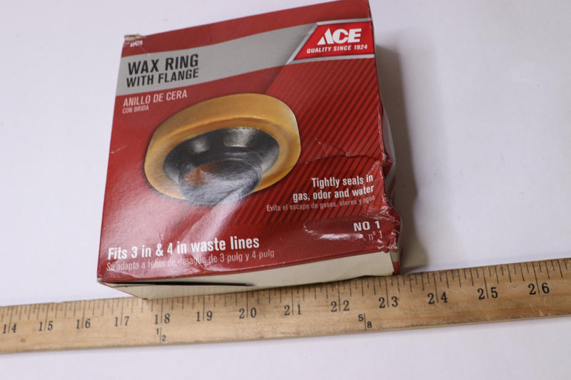Ace Wax Ring with Flange for 3"-4" Waste Lines 40429