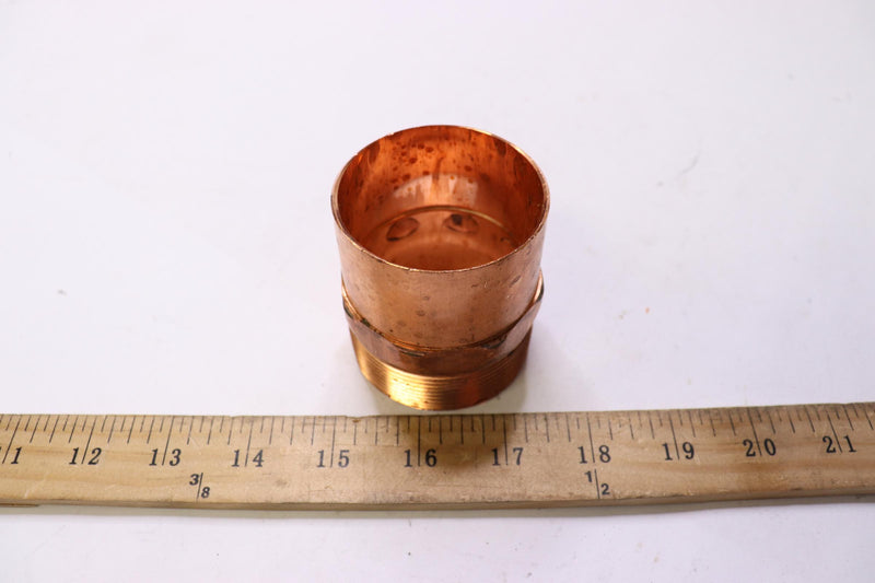 Mueller Pipe Adapter Wrot Copper 2"