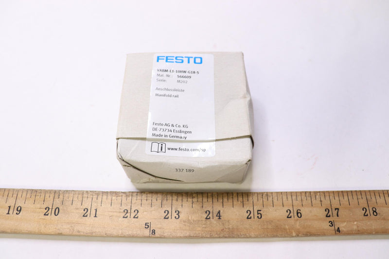 Festo Manifold Rail 10.5 mm VABM-L1-10HW-G18-5